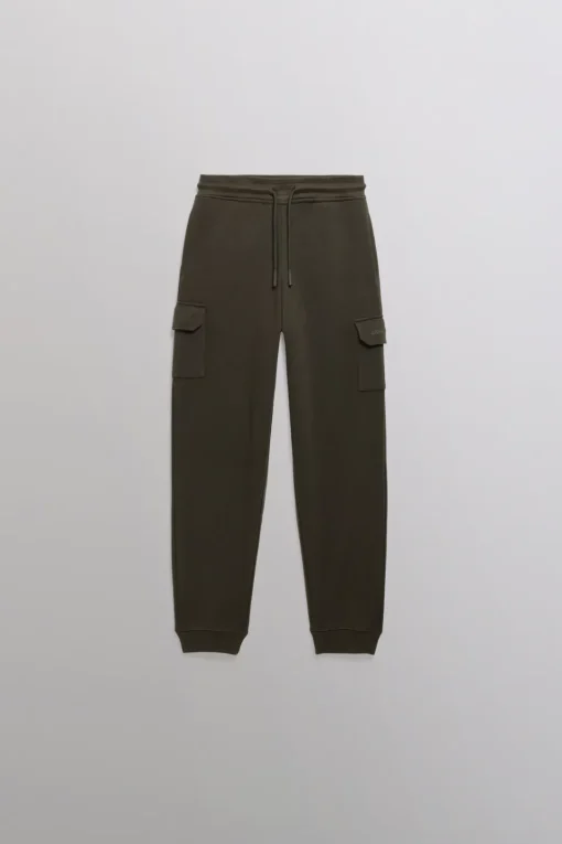 Gertrude Pantalon de jogging poches cargo unisexe Mario Kaki Cheap