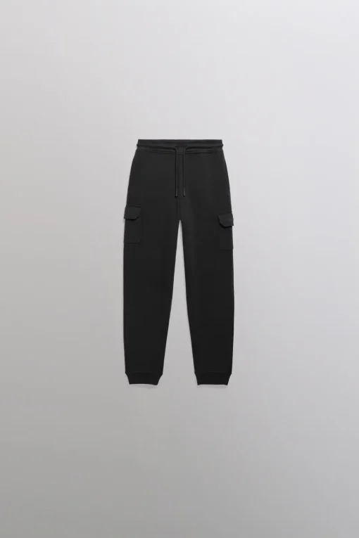 Gertrude Pantalon de jogging unisexe poches cargo Little Mario Noir Best Sale