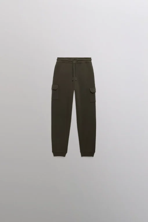 Gertrude Pantalon de jogging unisexe poches cargo Little Mario Kaki Store