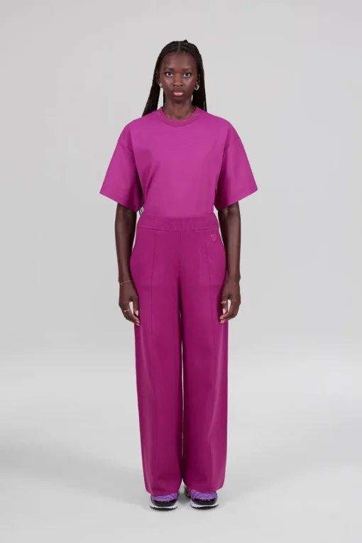 Gertrude Pantalon en maille Annie Fuschia Hot
