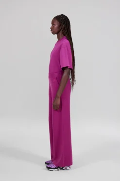 Gertrude Pantalon en maille Annie Fuschia Hot