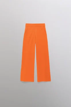 Gertrude Pantalon en maille Annie Orange Sale