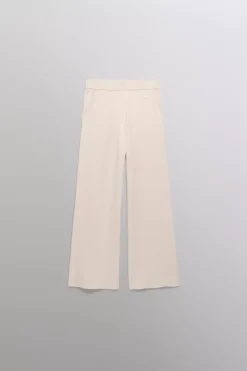 Gertrude Pantalon en maille Annie Beige Online