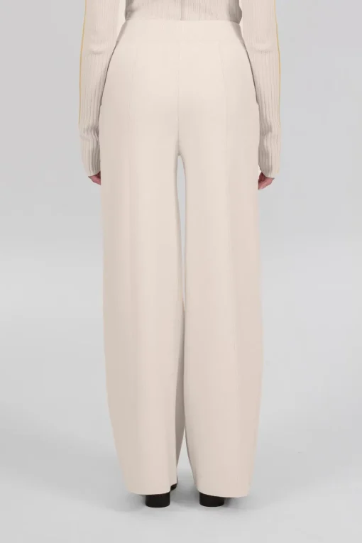 Gertrude Pantalon en maille Annie Beige Online