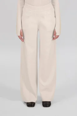 Gertrude Pantalon en maille Annie Beige Online