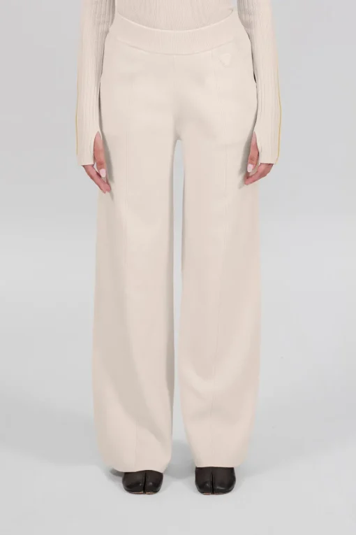 Gertrude Pantalon en maille Annie Beige Online