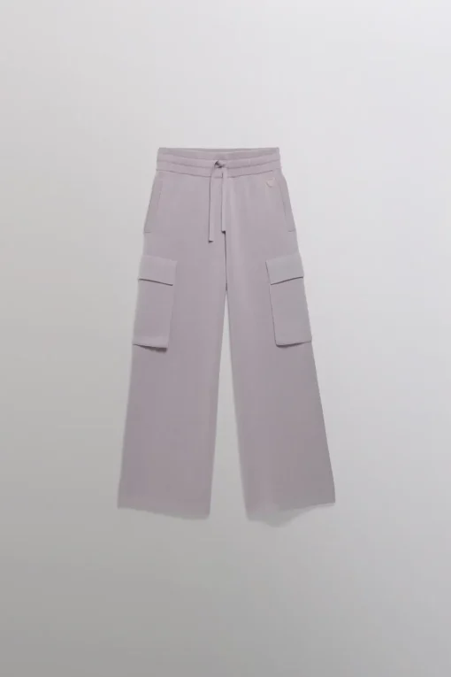 Gertrude Pantalon en maille poches cargo Alpha Souris Outlet