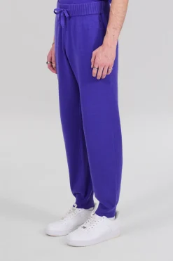 Gertrude Pantalon unisexe en maille coupe jogging Maxime Prusse Clearance
