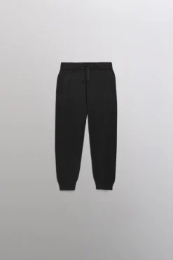 Gertrude Pantalon unisexe en maille coupe jogging Little Maxime Noir Sale
