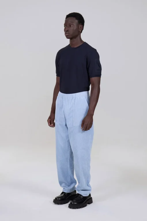 Gertrude Pantalon unisexe façon velours côtelé Axel Ice Cheap