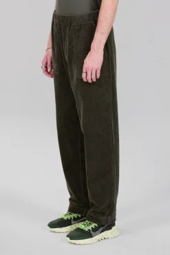 Gertrude Pantalon unisexe façon velours côtelé Axel Kaki Shop