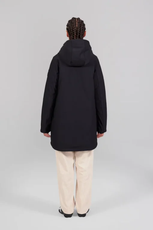 Gertrude Parka en néoprène Christina Noir Shop