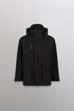 Gertrude Parka technique bi-matière Dimi Noir Cheap