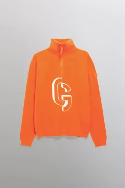 Gertrude Pull col montant zippé Lewis Orange Best