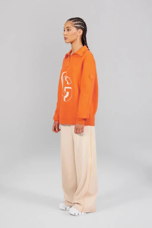 Gertrude Pull col montant zippé Lewis Orange Best