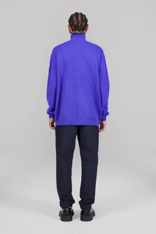 Gertrude Pull col montant zippé Lewis Prusse Store