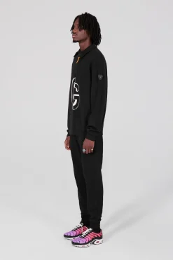 Gertrude Pull col montant zippé Lewis Noir Outlet