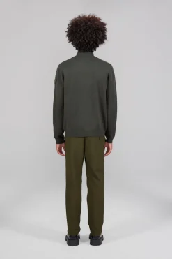 Gertrude Pull col montant zippé Lewis Kaki Cheap