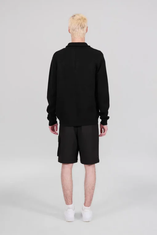 Gertrude Pull col montant zippé Lewis Patch Noir Online