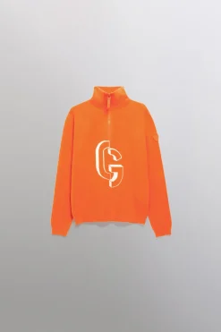 Gertrude Pull col montant zippé Little Lewis Orange Cheap