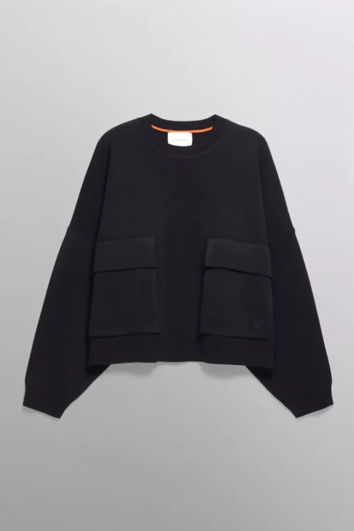Gertrude Pull col rond en maille Chandler Noir Best