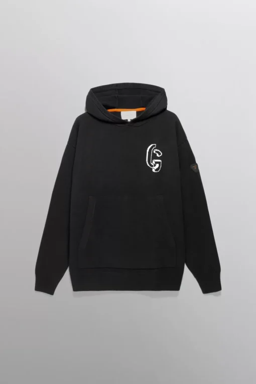 Gertrude Pull en maille à capuche ample Philip Noir Shop