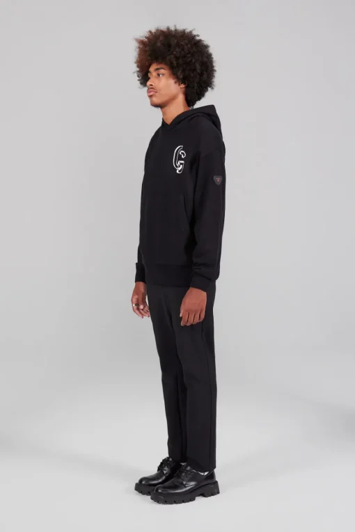 Gertrude Pull en maille à capuche ample Philip Noir Shop
