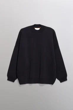 Gertrude Pull en maille col montant unisexe Arden Noir Cheap