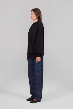 Gertrude Pull en maille col montant unisexe Arden Noir Cheap