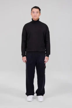 Gertrude Pull en maille col roulé Eliott Noir Store