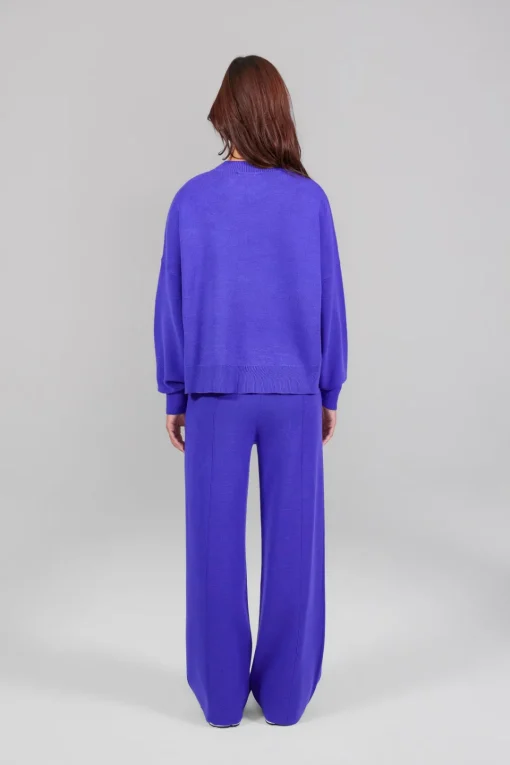 Gertrude Pull en maille jacquard ample Natalia Prusse Sale