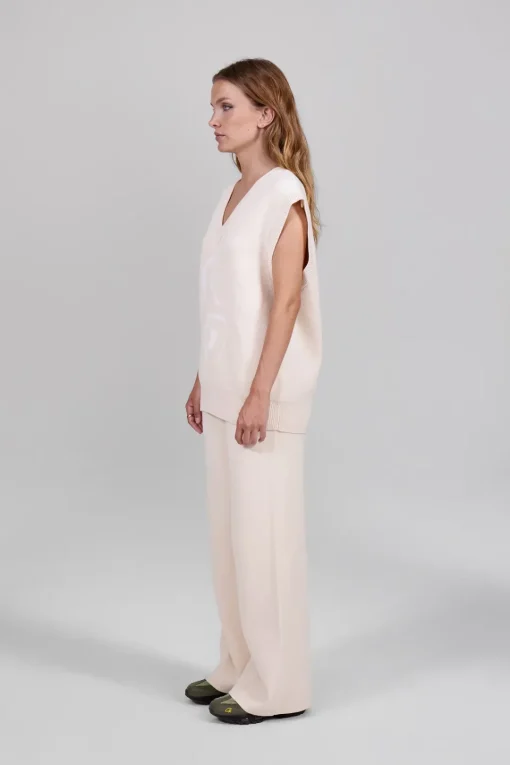 Gertrude Pull en maille épaisse Alba Beige New