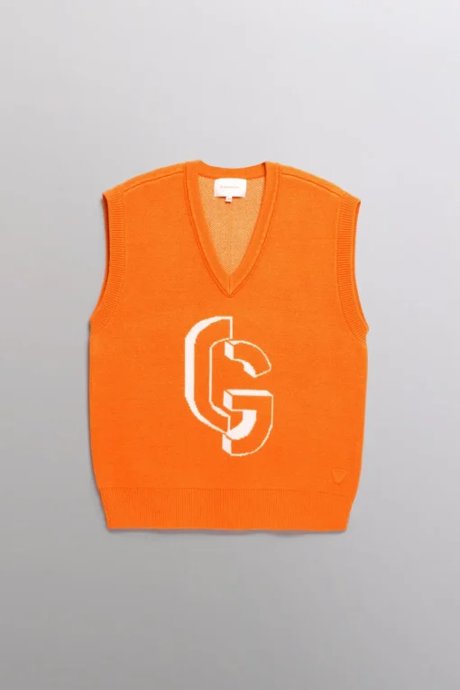 Gertrude Pull en maille épaisse Alba Orange Cheap