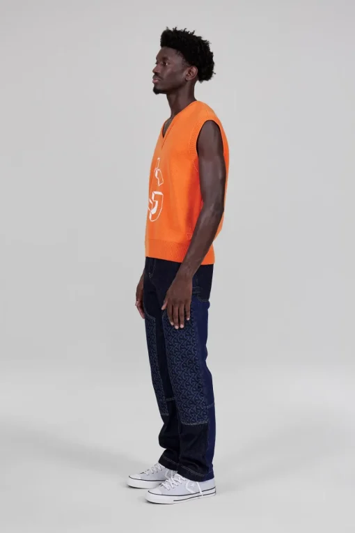 Gertrude Pull en maille épaisse Alba Orange Cheap
