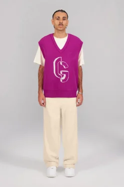 Gertrude Pull en maille épaisse Alba Fuschia Cheap
