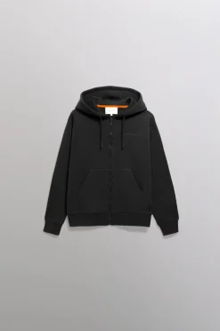 Gertrude Sweat à capuche avec fermeture zippée unisexe Little Paul Noir Outlet