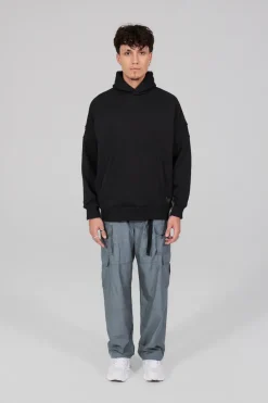 Gertrude Sweat à capuche bicolore unisexe Austen Black/anthra Sale