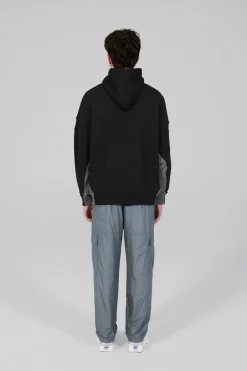 Gertrude Sweat à capuche bicolore unisexe Austen Black/anthra Sale