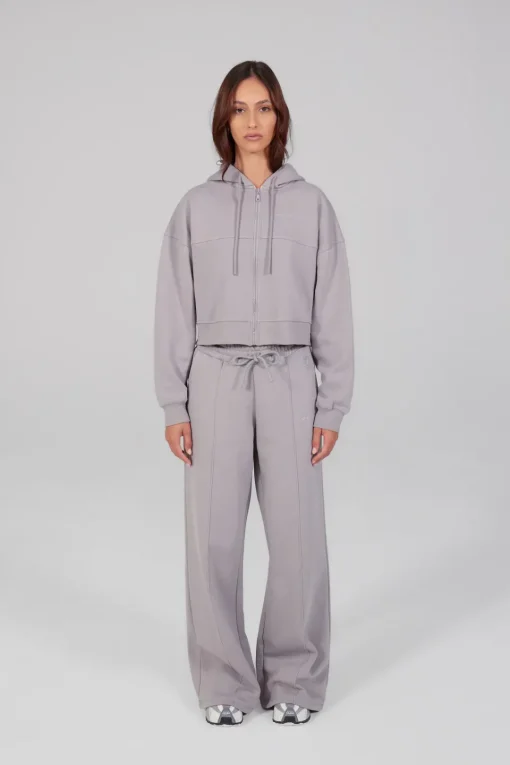 Gertrude Sweat à capuche cropped Amina Souris Best Sale