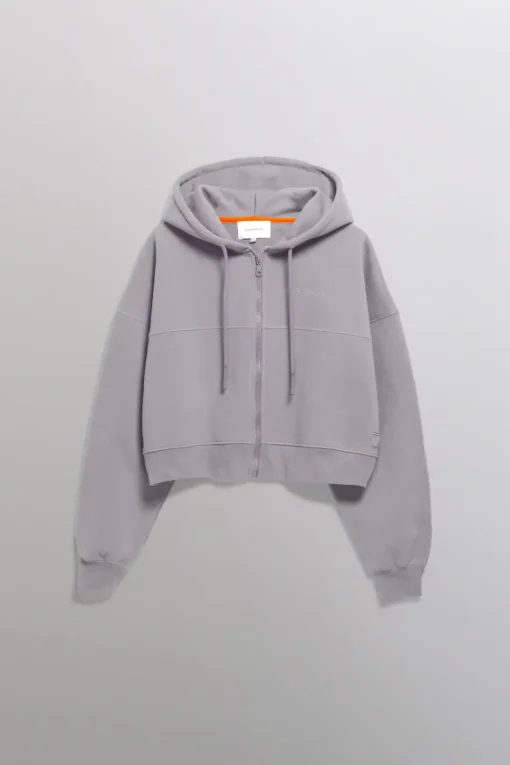 Gertrude Sweat à capuche cropped Amina Souris Best Sale