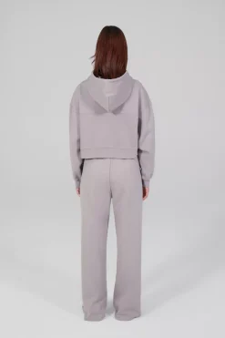 Gertrude Sweat à capuche cropped Amina Souris Best Sale