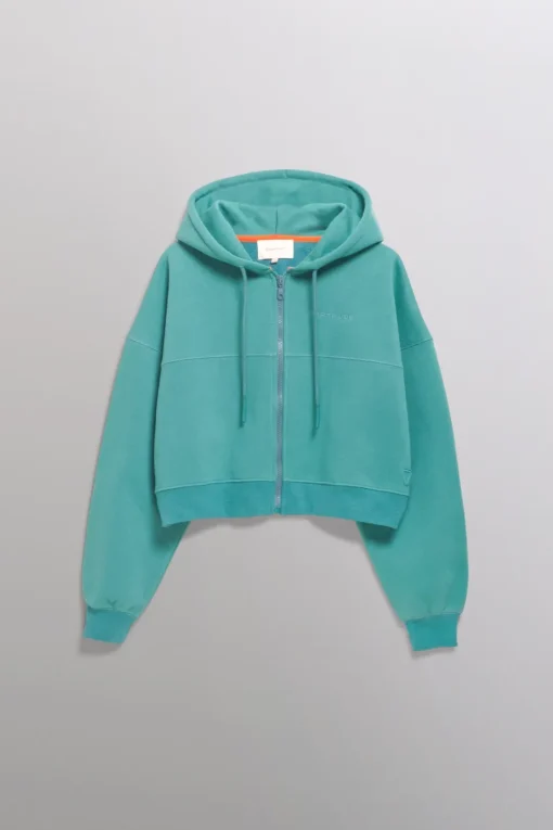 Gertrude Sweat à capuche cropped Amina Lichen Discount