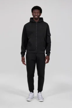 Gertrude Sweat à capuche oversize Bob Noir Fashion