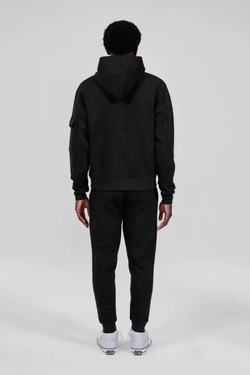 Gertrude Sweat à capuche oversize Bob Noir Fashion