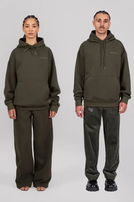 Gertrude Sweat à capuche unisexe Anto Kaki Fashion