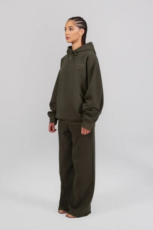 Gertrude Sweat à capuche unisexe Anto Kaki Fashion