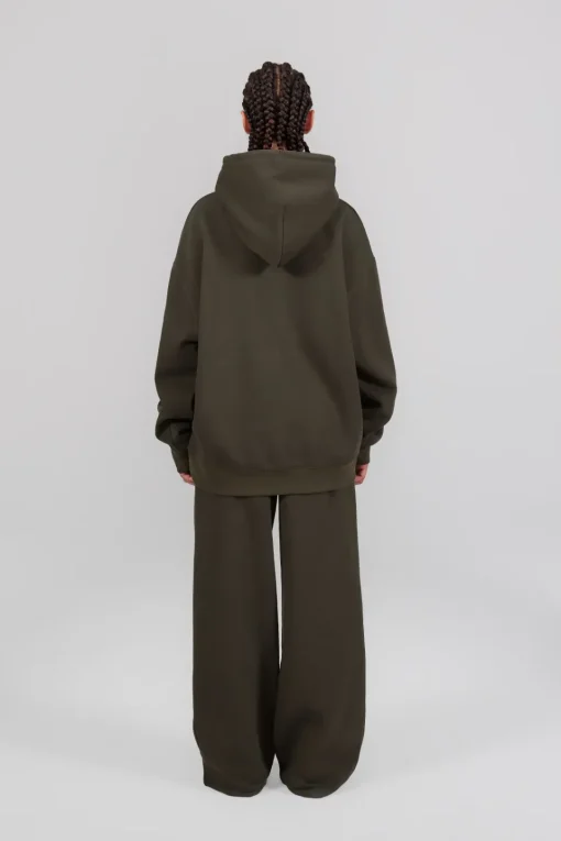 Gertrude Sweat à capuche unisexe Anto Kaki Fashion