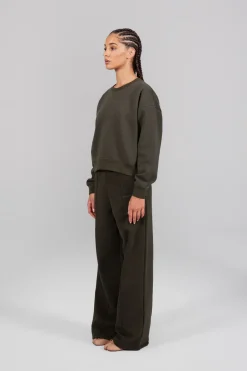 Gertrude Sweat col rond Meryl Kaki New
