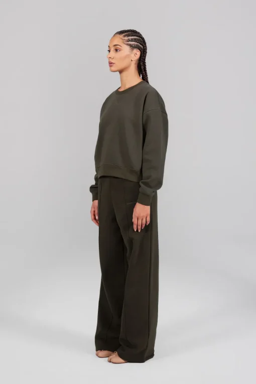 Gertrude Sweat col rond Meryl Kaki New