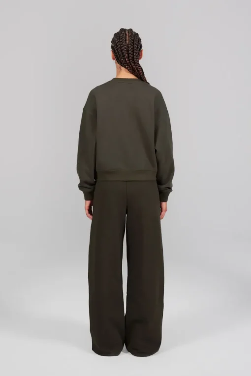 Gertrude Sweat col rond Meryl Kaki New